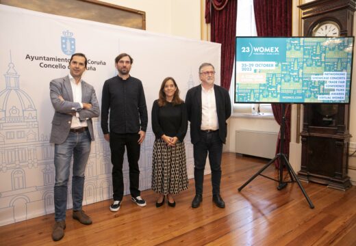 A cidade da Coruña será a sede de Womex 2023 nunha nova edición galega do evento co apoio da Xunta